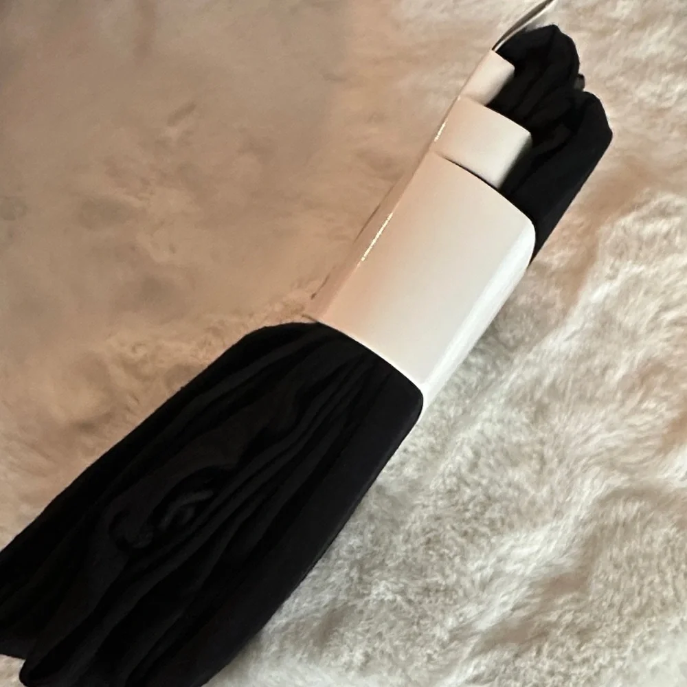 2 Pairs of Calvin Klein Black Microfiber Tights